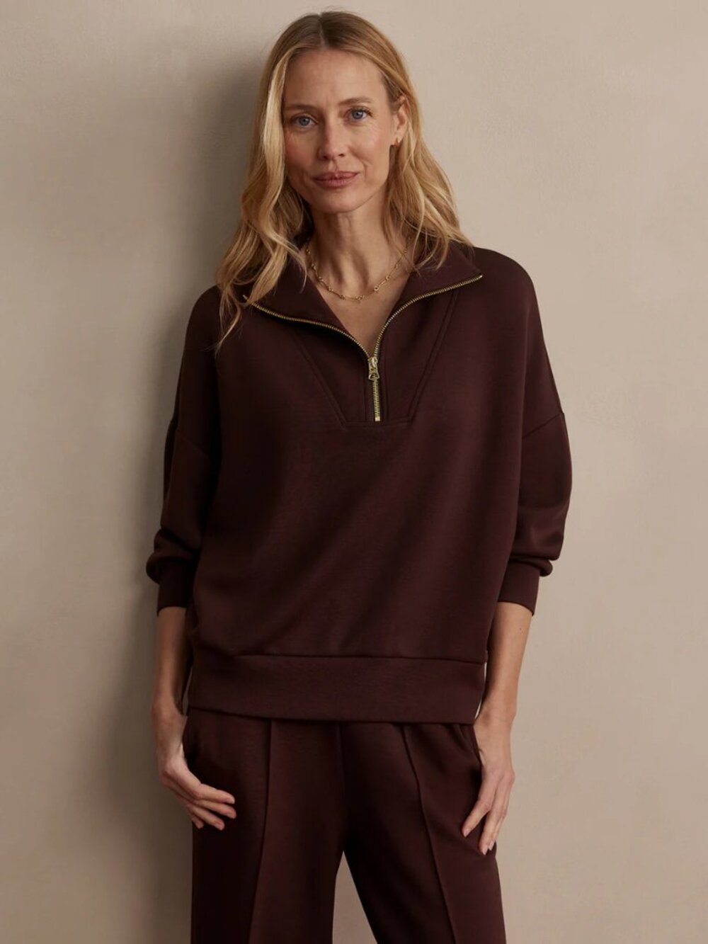 Varley Hawley Half Zip Sweatshirt